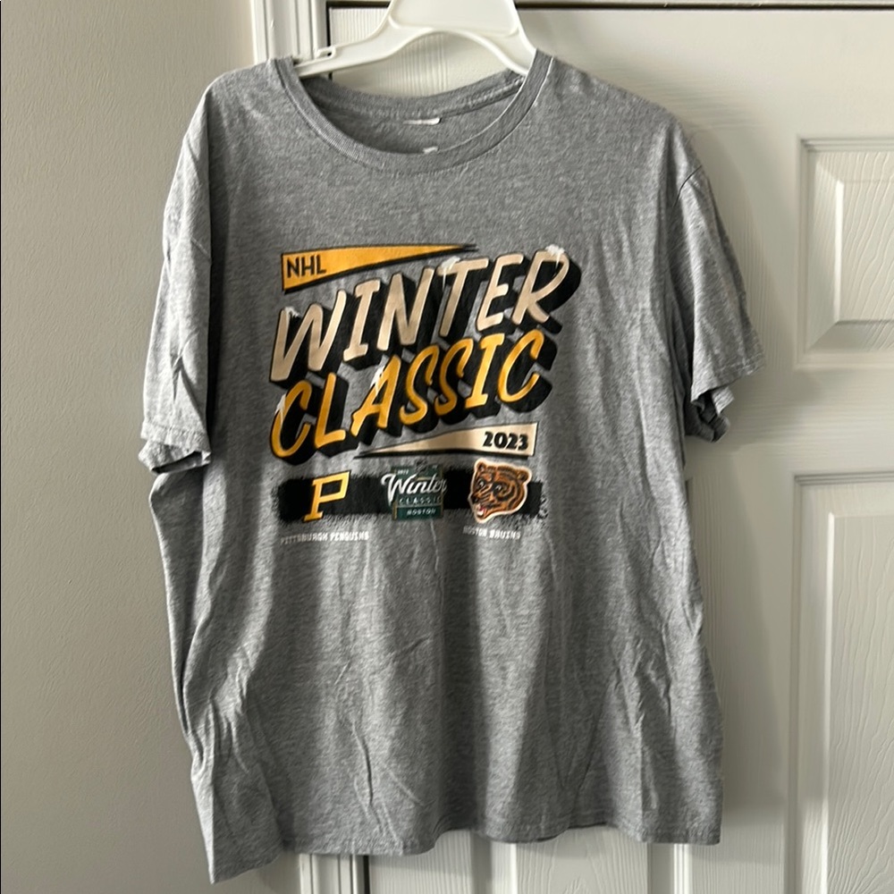 NHL Winter Classic 2023 Gray T-Shirt